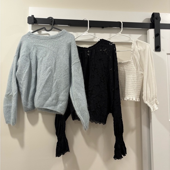 Free People Tops - Free people bundle- three long sleeves